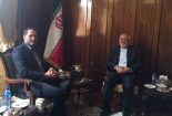 ديدار دكتر سعيدباستاني با وزير امور خارجه جناب اقاي دكتر ظريف